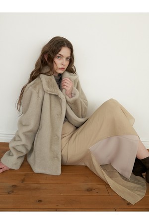 [플로브] POEM CLASSIC ECO FUR JACKET LG