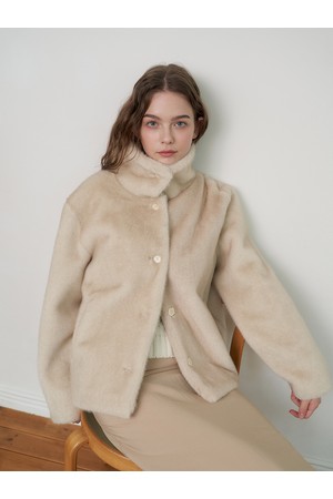 [플로브] POEM CLASSIC ECO FUR JACKET IV