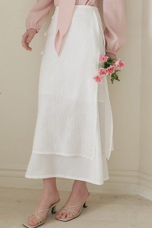 SHINE LAP SKIRT_WT