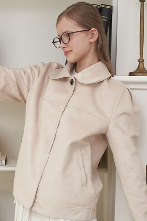 PINTUCK SOFT SUEDE JACKET_IV