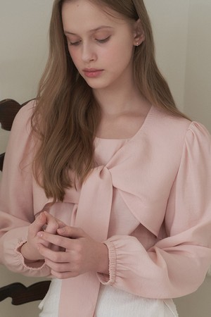 RIBON TYPE BLOUSE_PK