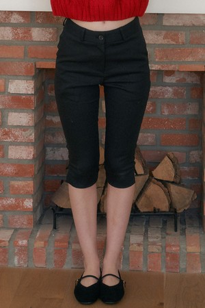 TENSION CAPRI PANTS_BK