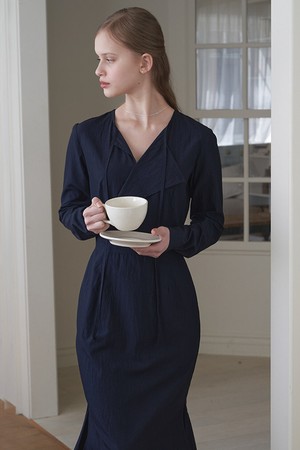 WRAP DRAPING DRESS VER.2_NA