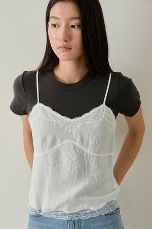 organic cotton rib t-shirt (5colors)