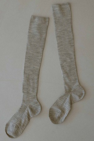 wool knee socks (4colors)