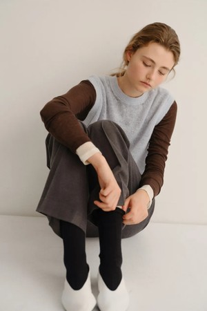 essential cotton rib socks (4colors)