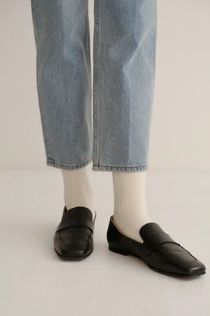 essential cotton rib socks (4colors)