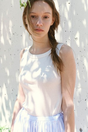 classic sleeveless t-shirt (4colors)