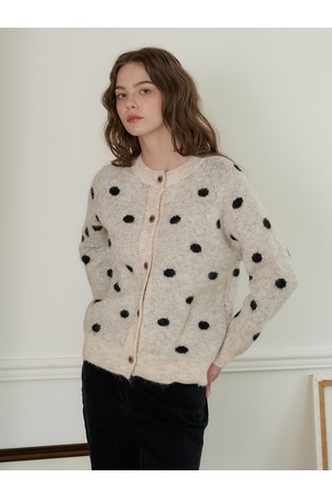 SOFT DOT KNIT CARDIGAN_IV