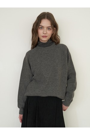 SOFT HAIRY ROUND KNIT_CH