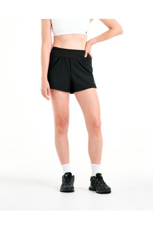 Women’s Banding Shorts_BLACK-a