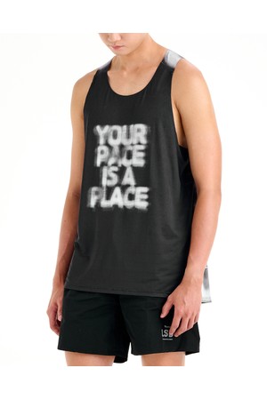 Men`s Your Pace Singlet Black_BLACK-a