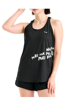 Women`s Mad for Miles Singlet Black_BLACK-a