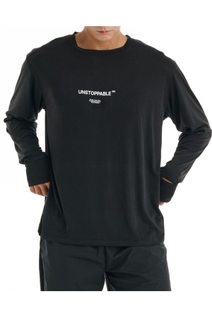 Men’s Unstoppable Long Sleeve Black_BLACK-a