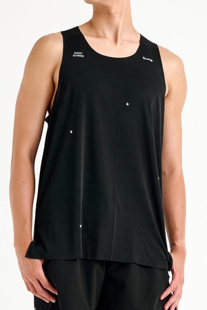 Men’s Run The Night Singlet Black