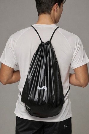 Daily Sports Gym Sack String Bag_BLACK-a