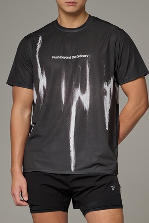 Race Pulse T-Shirt Black