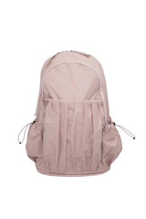 리사이클 나일론 덤플링 백팩 - 3 Colors_PINK-a