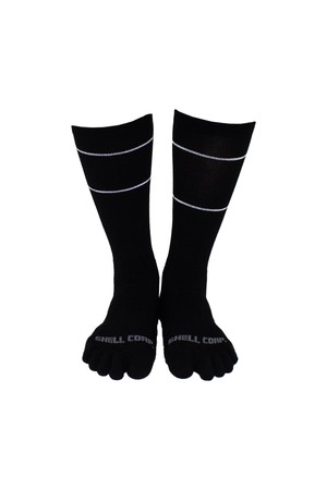 쿨랄라 쿨맥스 컴프레션 트레일러닝 토삭스 - 크루삭스 - 2 Colors_BLACK-a