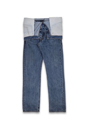 orleans re work levis double jean