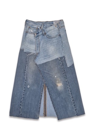 orleans re work levis crossover skirt