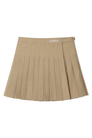 BB PLEATS LAYERED WOMEN WRAP SKIRT_BEIGE_BEIGE-a