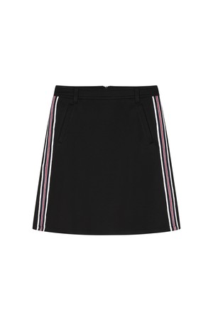 BB WOMEN BASEBALL MID SKIRT_BLACK_BLACK-a