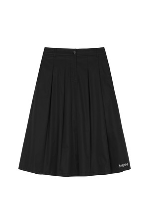 BB HERITAGE WOMEN LONG SKIRT_BLACK_BLACK-a