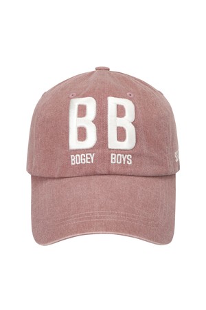 BB GARMENT WASHED UNISEX BALL CAP_PINK_PINK-a