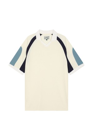 CURVED SLEEVE ATHLETIC POLO_IVORY-a