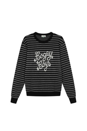 BB JACQUARD MEN CASHMERE KNIT_BLACK_BLACK-a