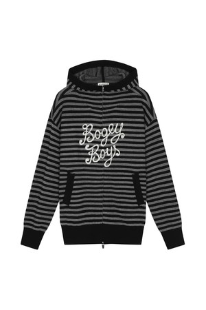 BB HOODED WOMEN CASHMERE KNIT_BLACK_BLACK-a