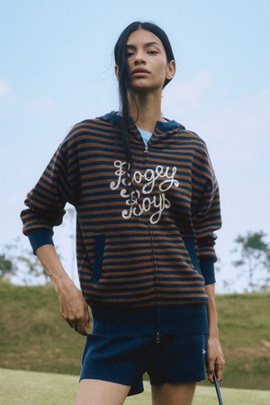 BB HOODED WOMEN CASHMERE KNIT_BROWN_BROWN-a