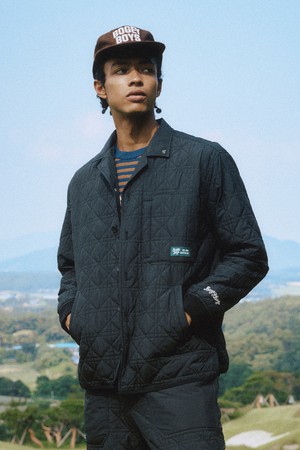 BB MEN QUILTED OVERSHIRT JUMPER_BLACK_BLACK-a