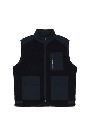 BB HERITAGE MEN TEDDY VEST_NAVY_NAVY-a
