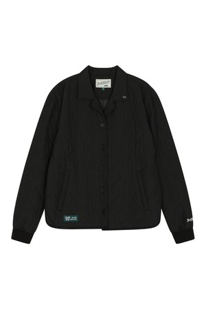 BB WOMEN QUILTED OVERSHIRT JUMPER_BLACK_BLACK-a