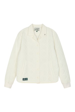 BB WOMEN QUILTED OVERSHIRT JUMPER_IVORY_IVORY-a