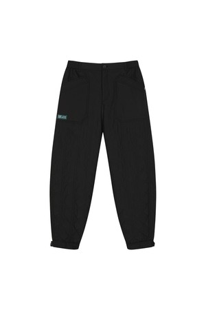 BB UTILITY MEN QUILTED BANDING PANTS_BLACK_BLACK-a