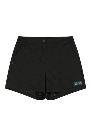 BB ACTIVE WOMEN QUILTED SHORT PANTS_BLACK_BLACK-a