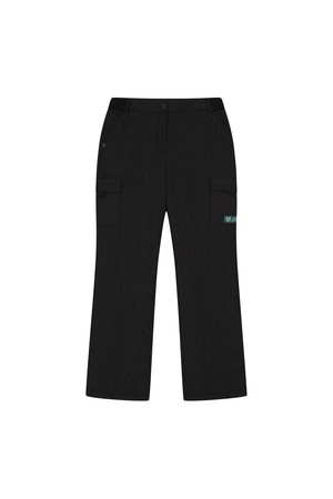 BB WOMEN QUILTED CARGO PANTS_BLACK_BLACK-a