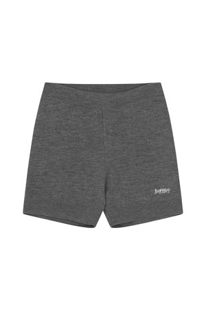 BB CASHMERE WOMEN JACQUARD SHORTS_GREY_GREY-a