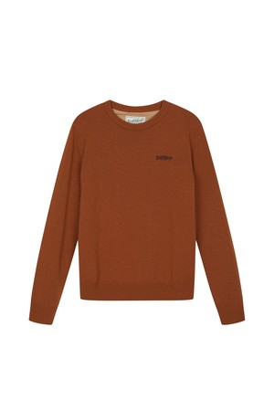 BB HERITAGE UNISEX CASHMERE KNIT_BROWN_BROWN-a