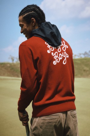 BB HERITAGE UNISEX CASHMERE KNIT_RED_RED-a