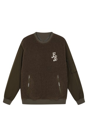 BB MA-1 UNISEX TEDDY SHIRT_KHAKI_KHAKI-a