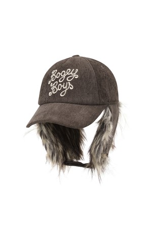 BB FUR TRAPPER UNISEX CAP_BROWN_BROWN-a
