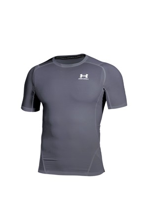[언더아머] 남성 히트기어 아머 컴프레션 SS 반팔티 1361518_025_GREY-a