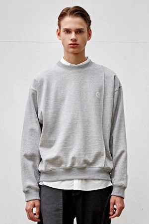 [커스텀어스] 절개라인 유니 스웨트 셔츠 CFS23FKMT903