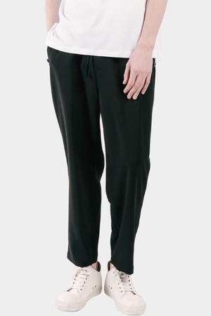 3-버튼 포인트 스트레이트핏 남자 밴딩 슬랙스 CXS25MWPT424 BLA