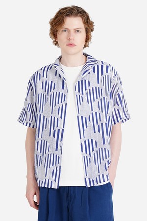 [커스텀어스] 남자 휴양지룩 오픈카라 여름 셔츠 CXS25MWSH701 GRN