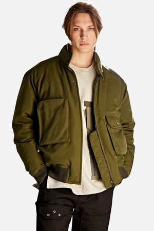 유니크 입체포켓 웰론 숏패딩점퍼 CTS22WWJPA40 KHA